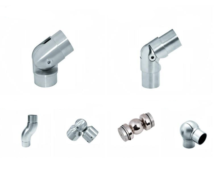 Stainless Steel Staircase Railing Pipe Joint Tube Connector Fittings