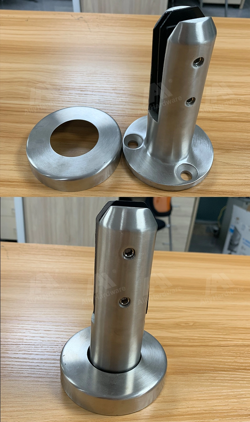 Precision Casting Fence SS304 Glass Balustrade Spigots for 10-12mm Glass