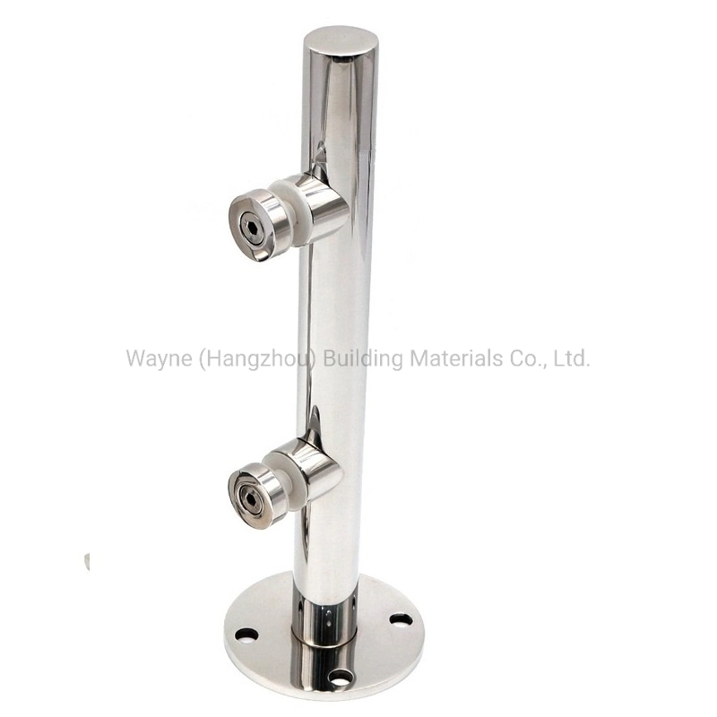 Stainless Steel Swimming Pool Glass Fencing Spigot Frameless Glass Balustrade Circular Base Spigot Vs214