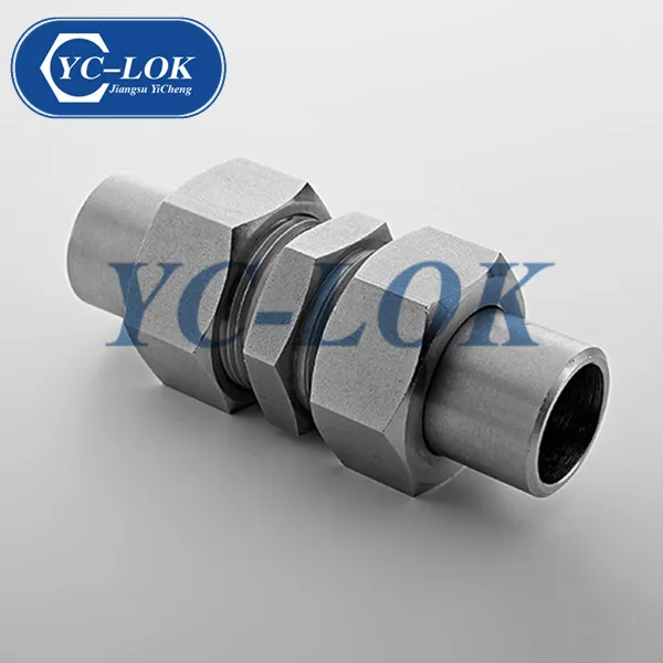 Accesorios de tubo hidráulico de acero inoxidable Barandilla Accesorios de soldadura a tope rectos dobles