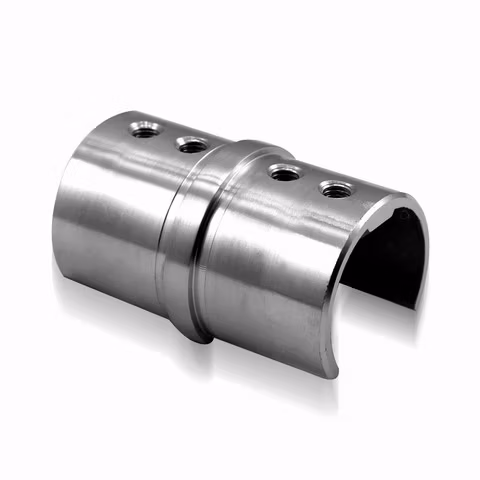 Tapa de extremo de acero inoxidable para tubo ranurado/baranda de vidrio/baranda de vidrio/baranda de balcón/balaustre