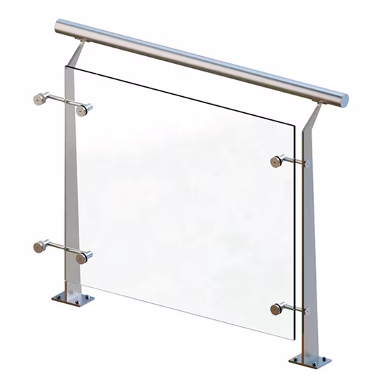 Accesorios de balaustrada personalizados Acero inoxidable 316 Abrazadera de espita Espita de cerca de piscina de vidrio