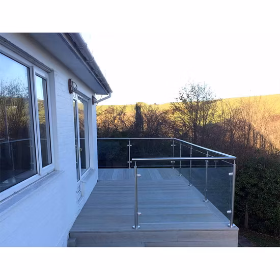 Gaoming 316 Hardware Canal U Barandilla de vidrio / Grifo de cerca de piscina de vidrio