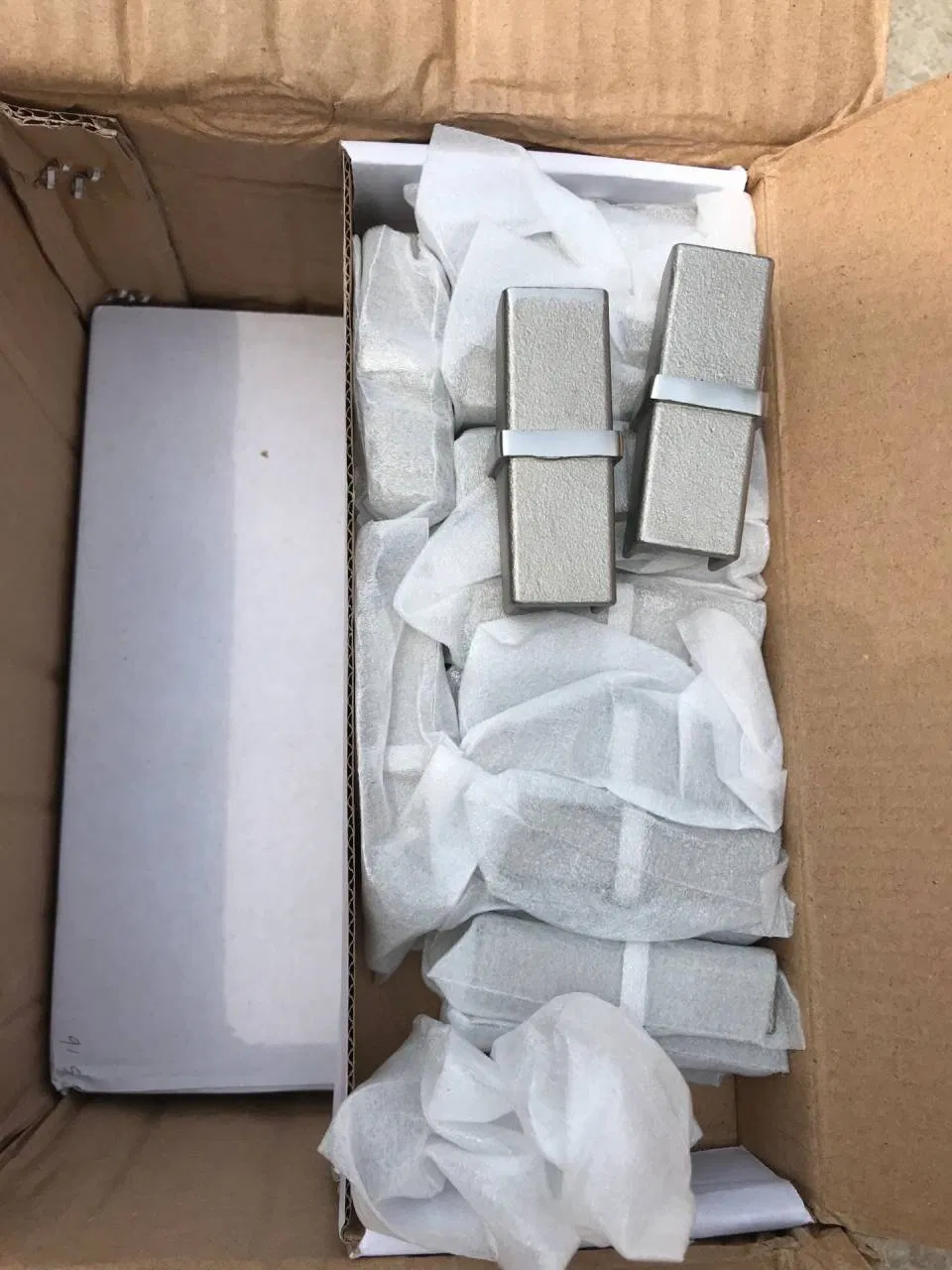 Componente de barandilla de acero inoxidable, Racor de tubo cuadrado, Racor de tubería